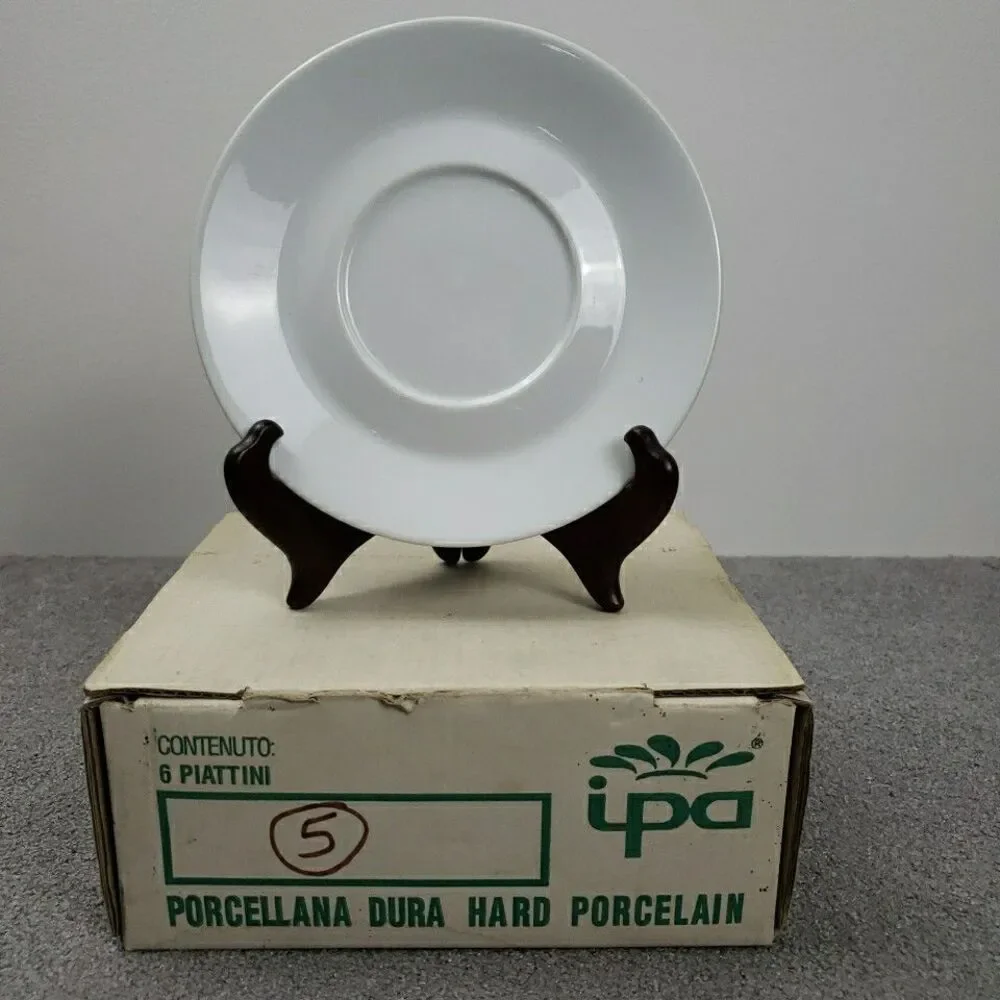 IPA Hard Porcelain Replacement Saucers 6.5